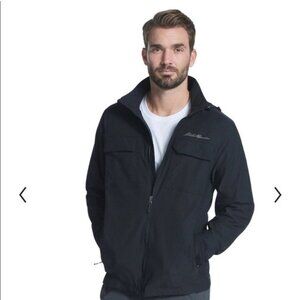 Eddie Bauer Grey Travex Zip Front Jacket